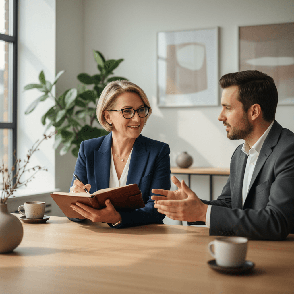 One-on-one advisory consultation session