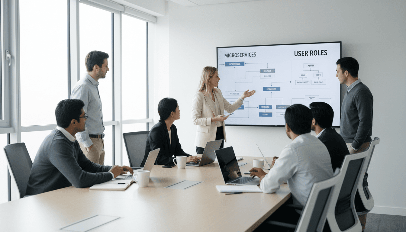 Team designing decision system architecture