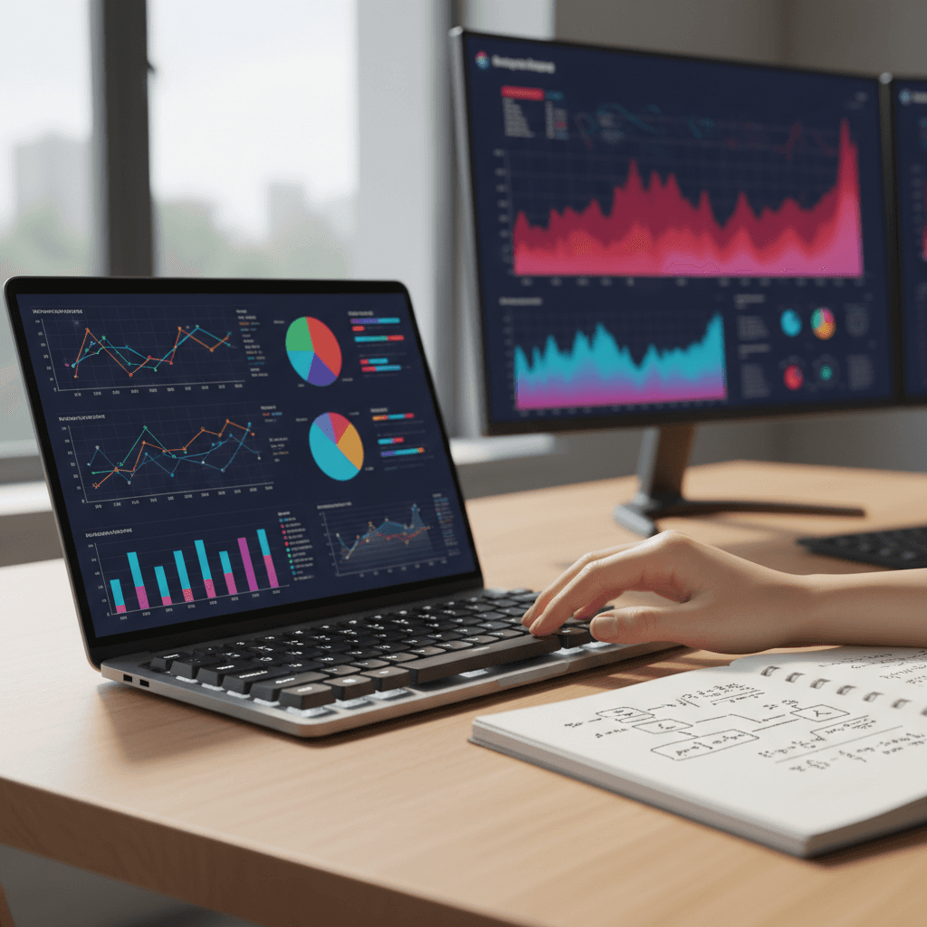 Predictive analytics dashboard with data models